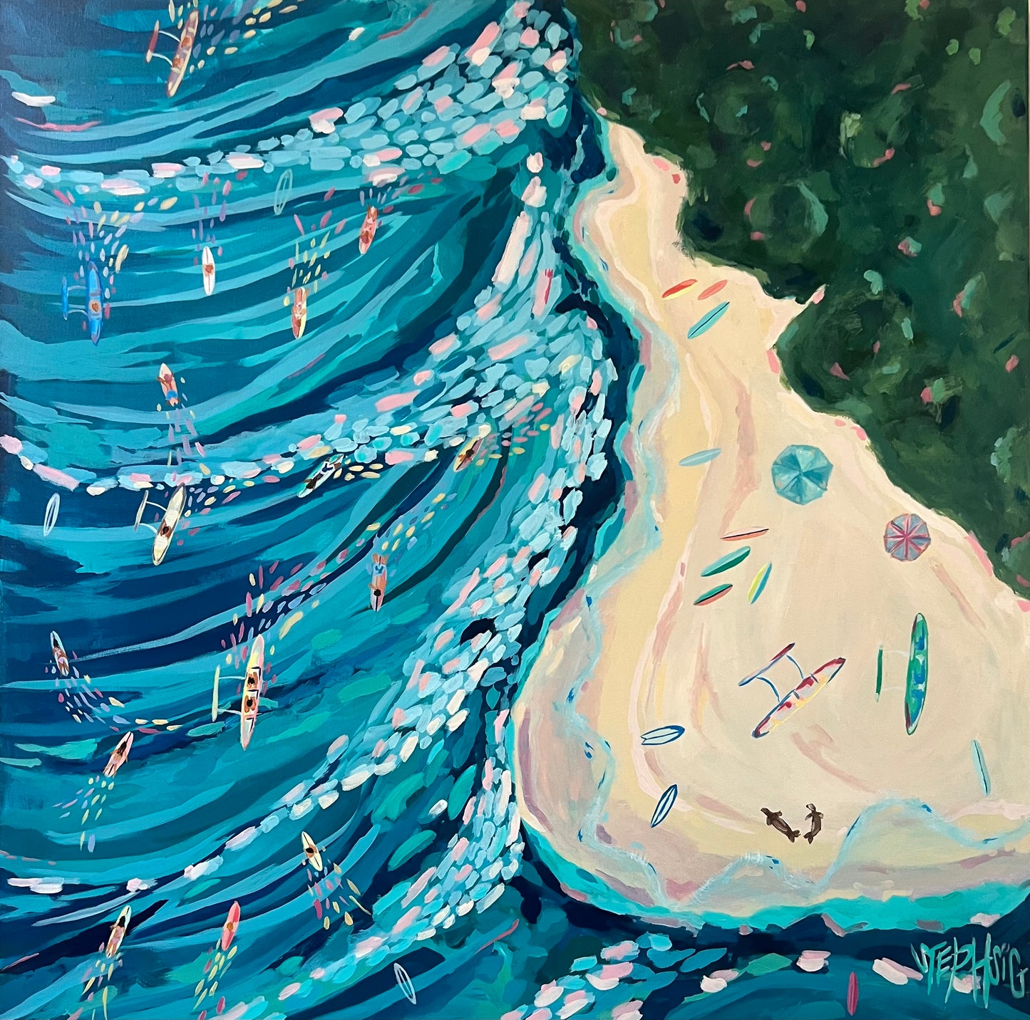 "Nā Mokulua" by Stephanie Signorelli
