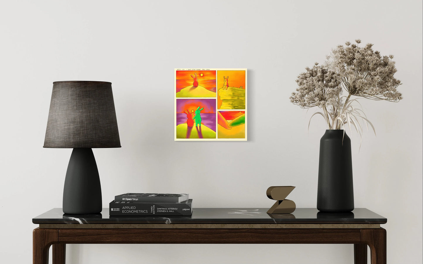 "When I go I don't stay gone for long" by Eiko Art (Print)