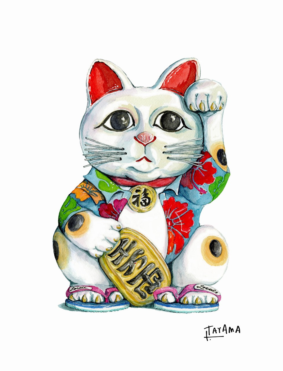 "Aloha Maneki-neko" by Tracy Tayama