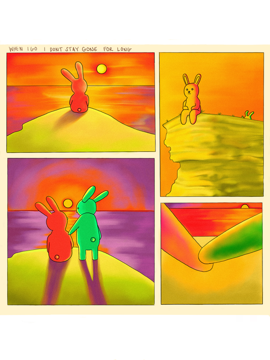 "When I go I don't stay gone for long" by Eiko Art (Print)